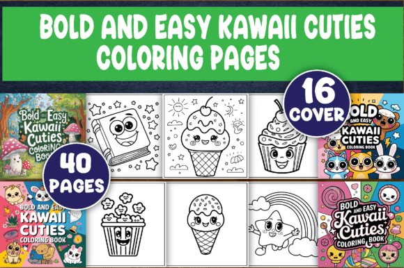 Download 40 Bold, Kawaii Cuties Coloring Pages - Kawaii Collection