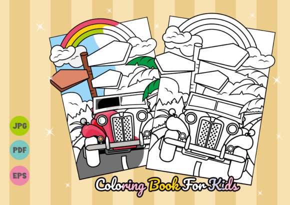 Download Car Summer Holiday Scholl Book for Kids - Premium Resources